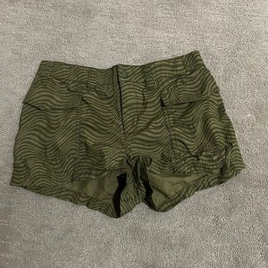 y2k vibes green shorts